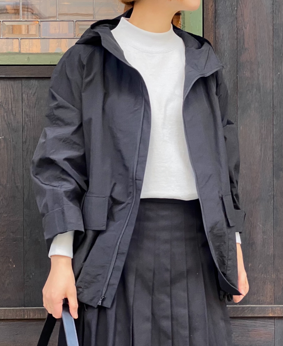 GNAM2401 (Tシャツ) SINGLE JERSEY MOCK-NECK LONG SLEEVE T-SHIRT
