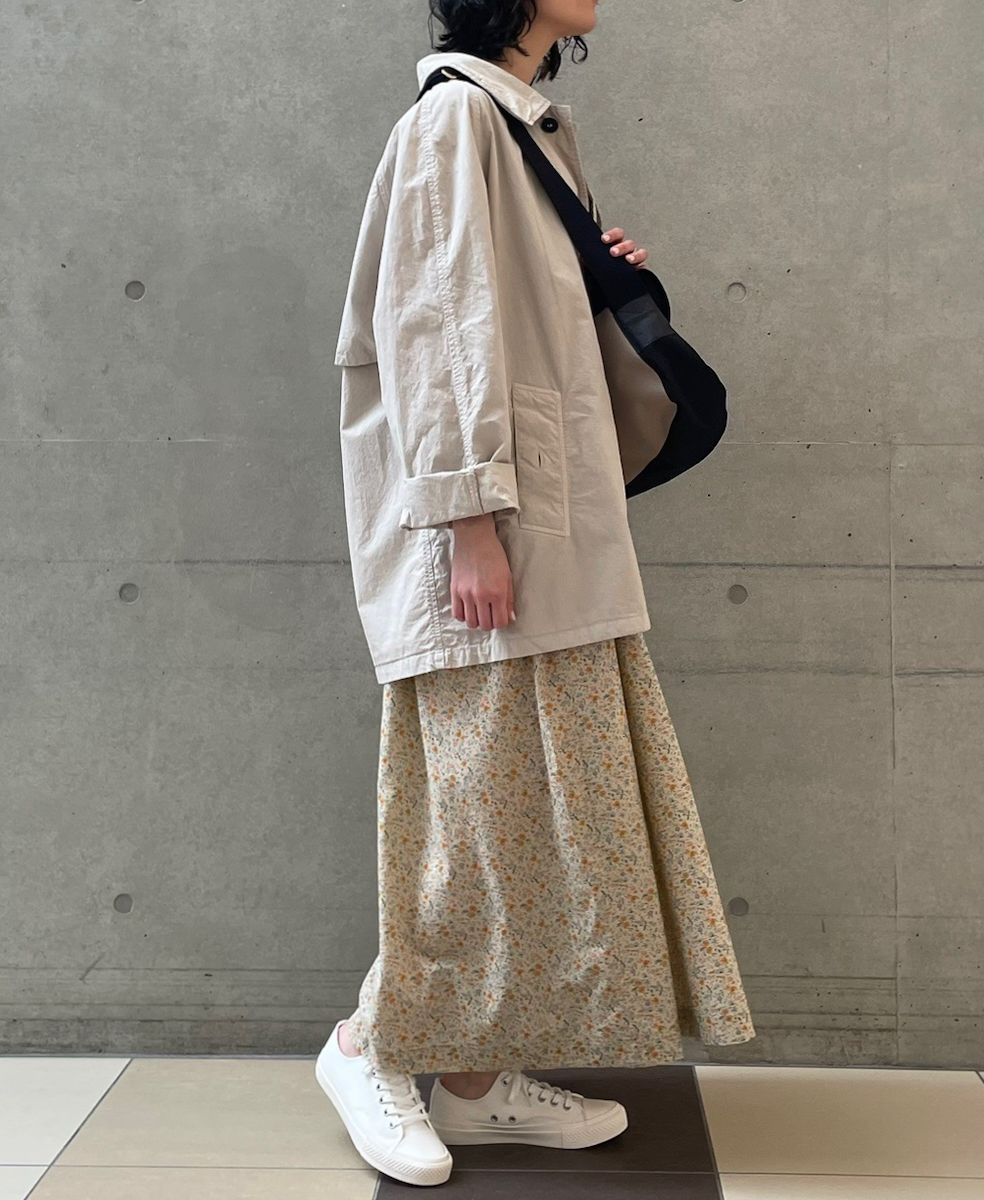 NHT2352TC (コート) LIGHT WEIGHT COTTON OVERDYE BALMACAAN SHORT COAT