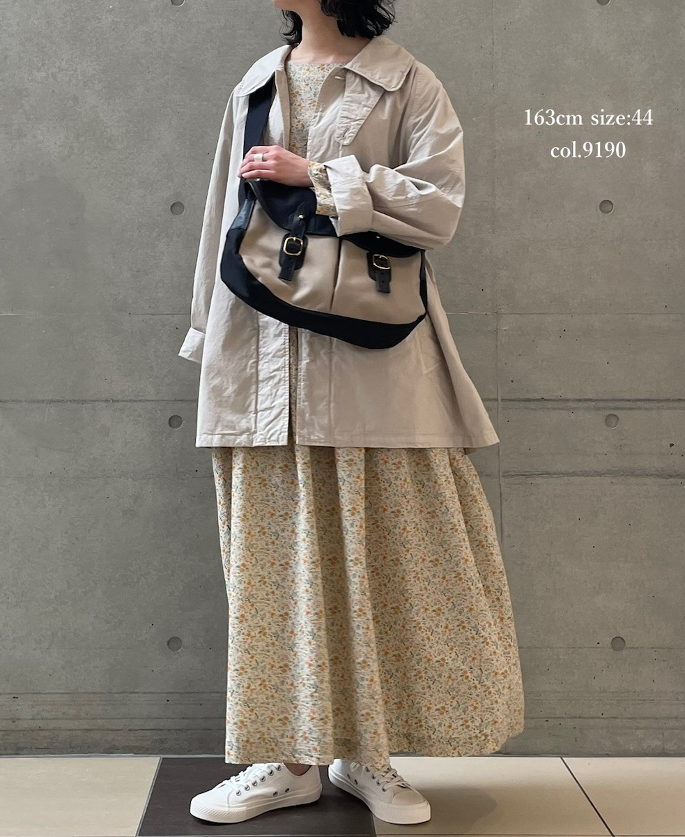 NHT2352TC (コート) LIGHT WEIGHT COTTON OVERDYE BALMACAAN SHORT COAT