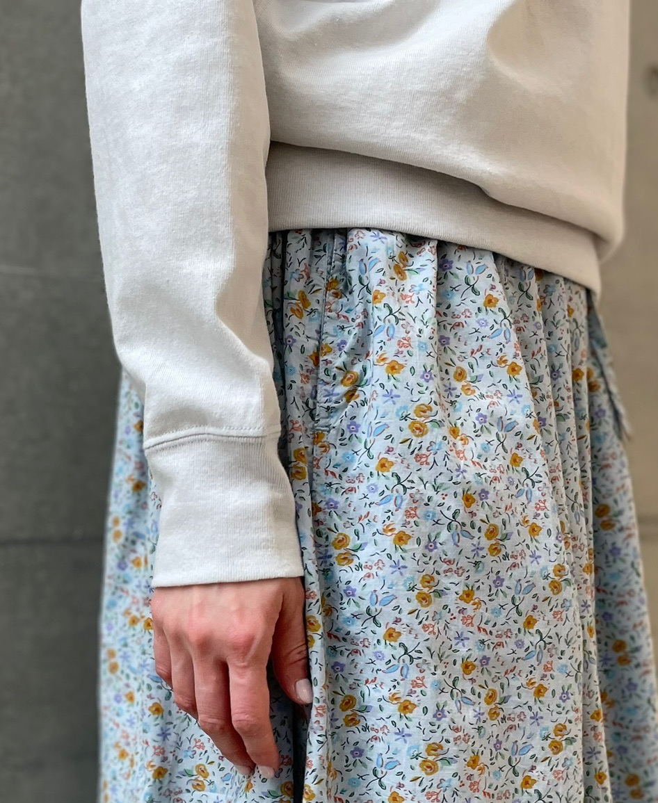 GNAM2401 (Tシャツ) SINGLE JERSEY MOCK-NECK LONG SLEEVE T-SHIRT