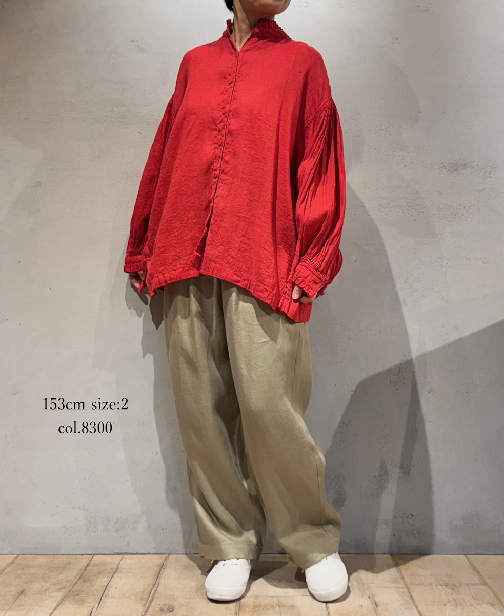 GNMDS2501NLT(パンツ) LINEN TWILL 2TUCK TAPERED EASY PANTS