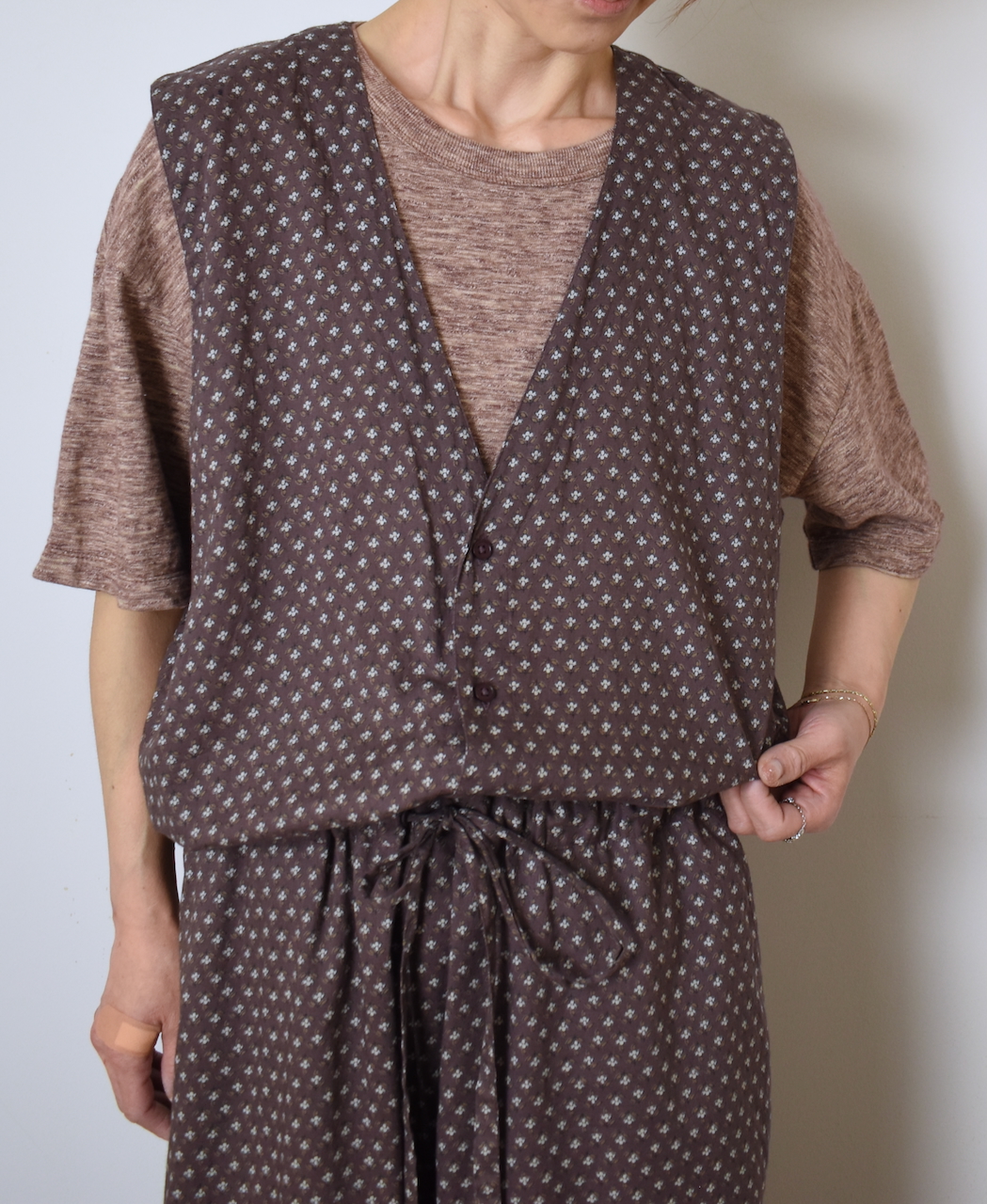 GNSL24041 (Tシャツ) SLUB VINTAGE CREW-NECK BACKSIDE SLIT T-SHIRT