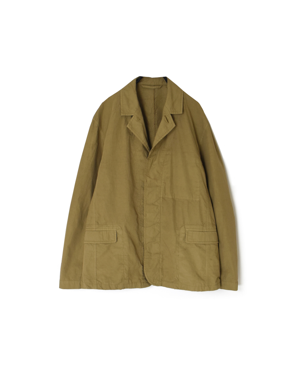 NHT2502MR(ジャケット) MILITARY RIP STOP OVERDYE FLY FRONT POCKET JACKET