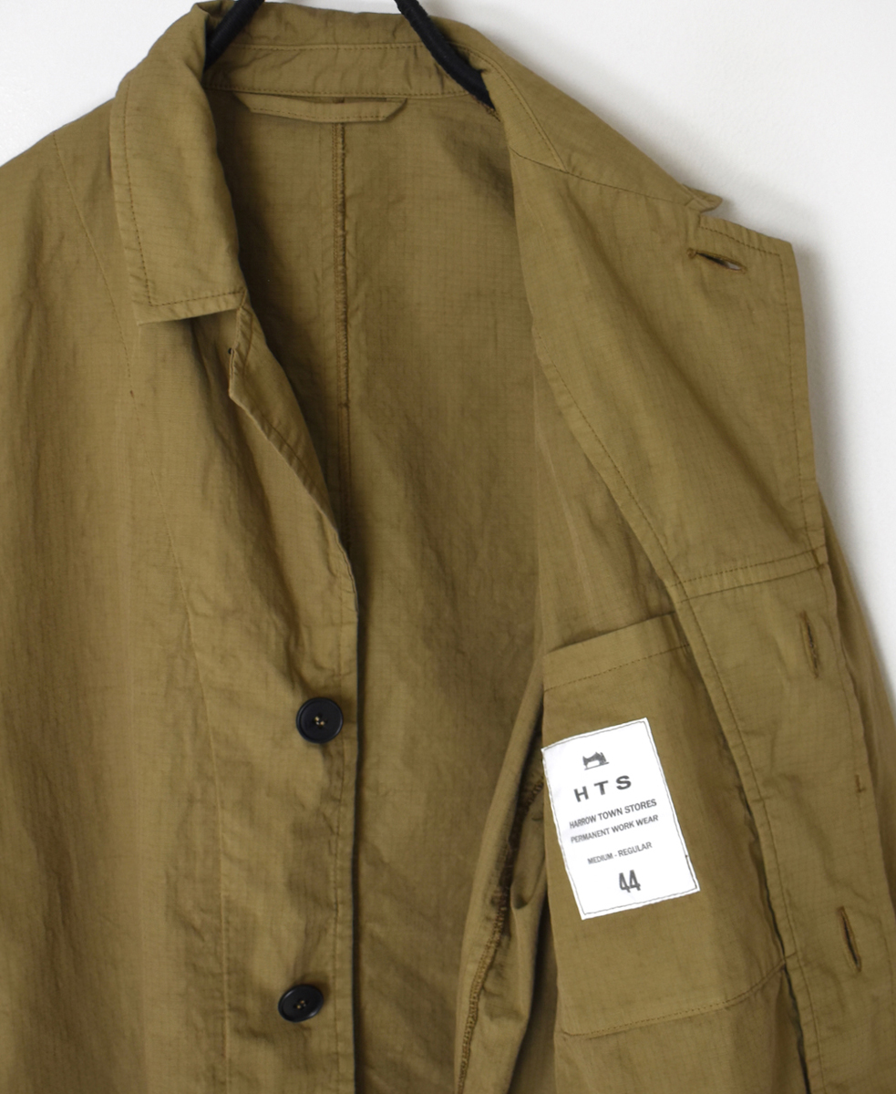 NHT2502MR(ジャケット) MILITARY RIP STOP OVERDYE FLY FRONT POCKET JACKET