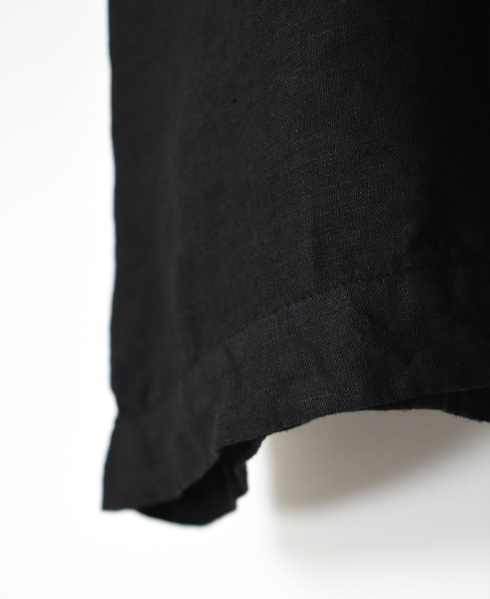 ●NAM1631LP (シャツ) LINEN PLAIN BOAT NECK S/SL SHIRT