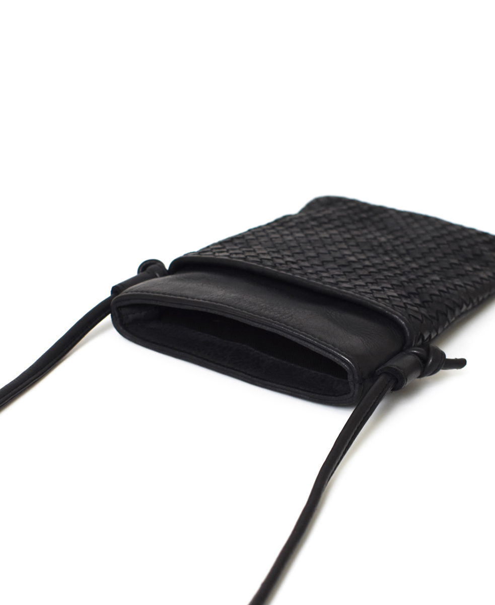 SVMDS2502C(バッグ) SMALL MESH&PLAIN COMBI SHOULDER PHONE CASE