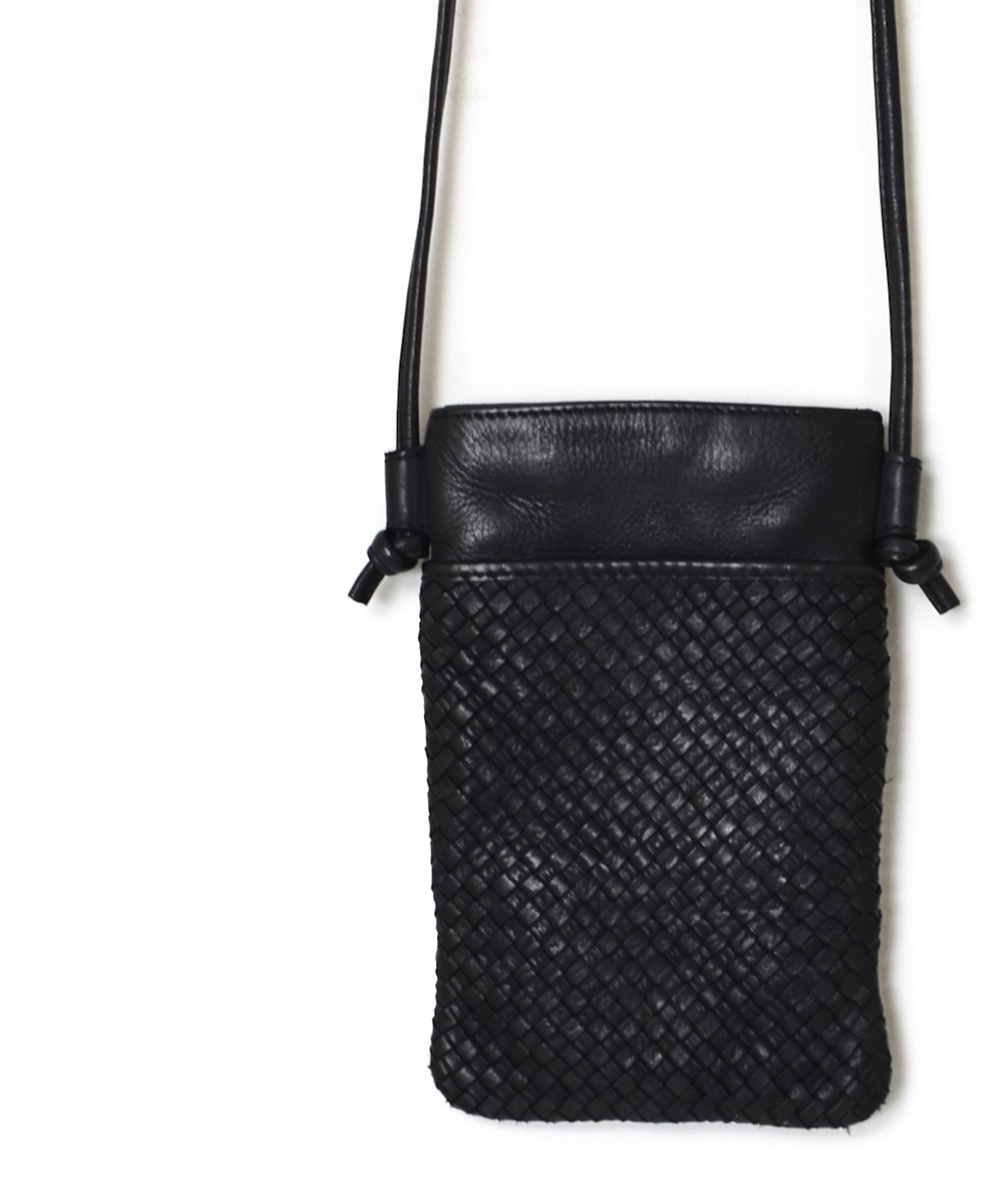 SVMDS2502C(バッグ) SMALL MESH&PLAIN COMBI SHOULDER PHONE CASE
