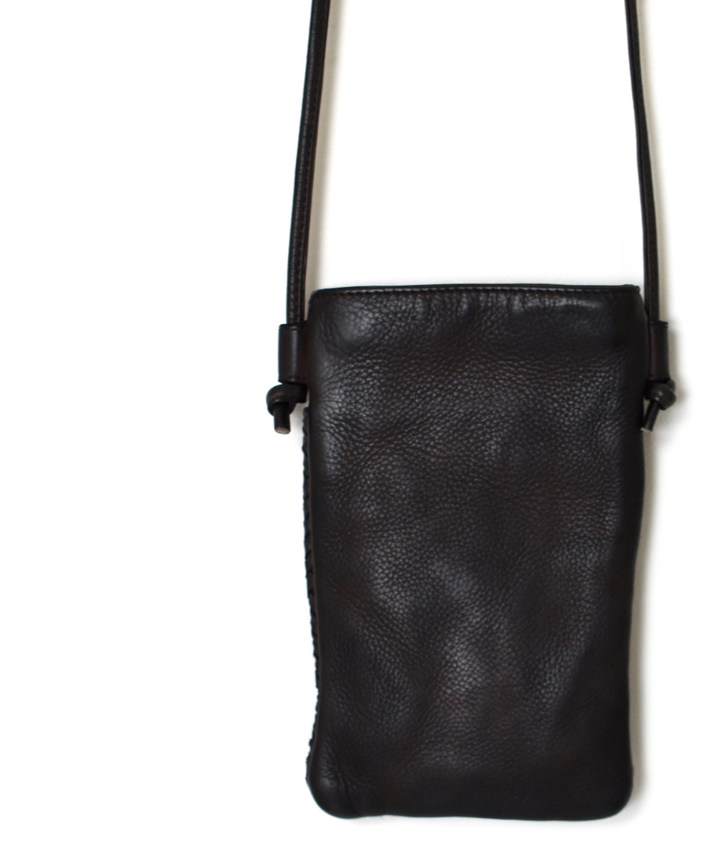 SVMDS2502C(バッグ) SMALL MESH&PLAIN COMBI SHOULDER PHONE CASE