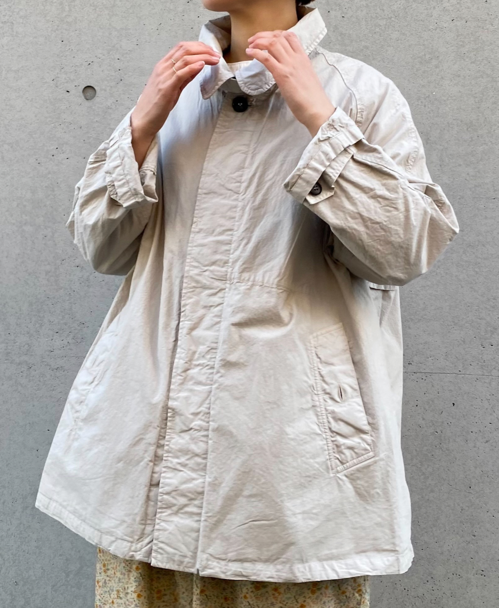 NHT2352TC (コート) LIGHT WEIGHT COTTON OVERDYE BALMACAAN SHORT COAT