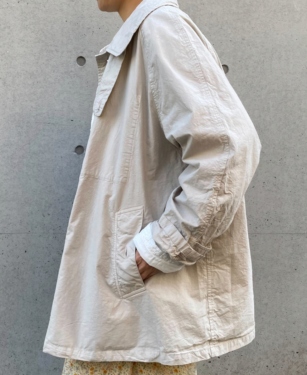 NHT2352TC (コート) LIGHT WEIGHT COTTON OVERDYE BALMACAAN SHORT COAT