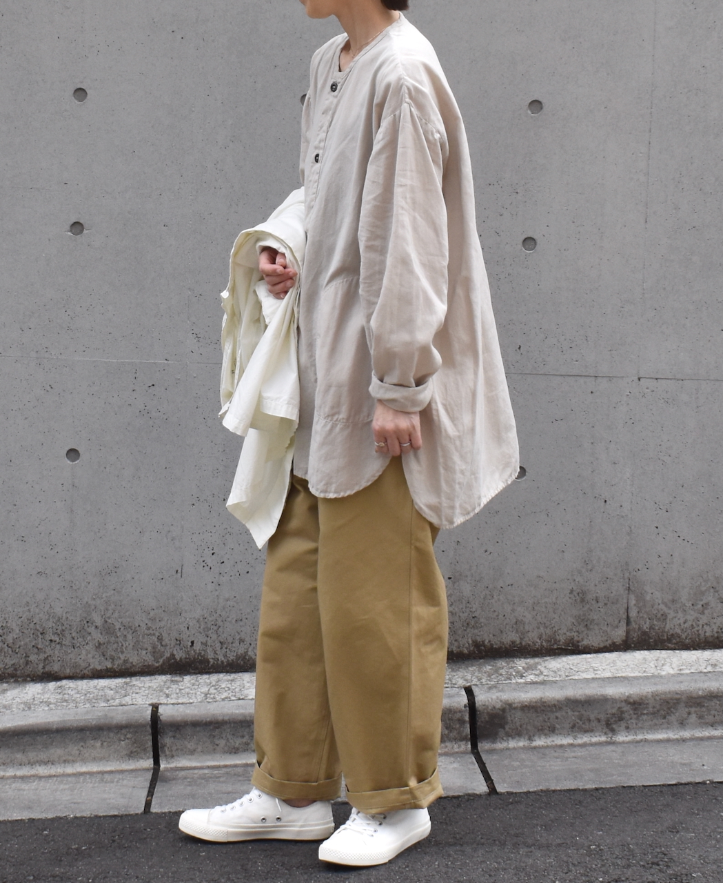 GNHT2451CL(パンツ) COTTON/LINEN KERSEY BAKER PANTS