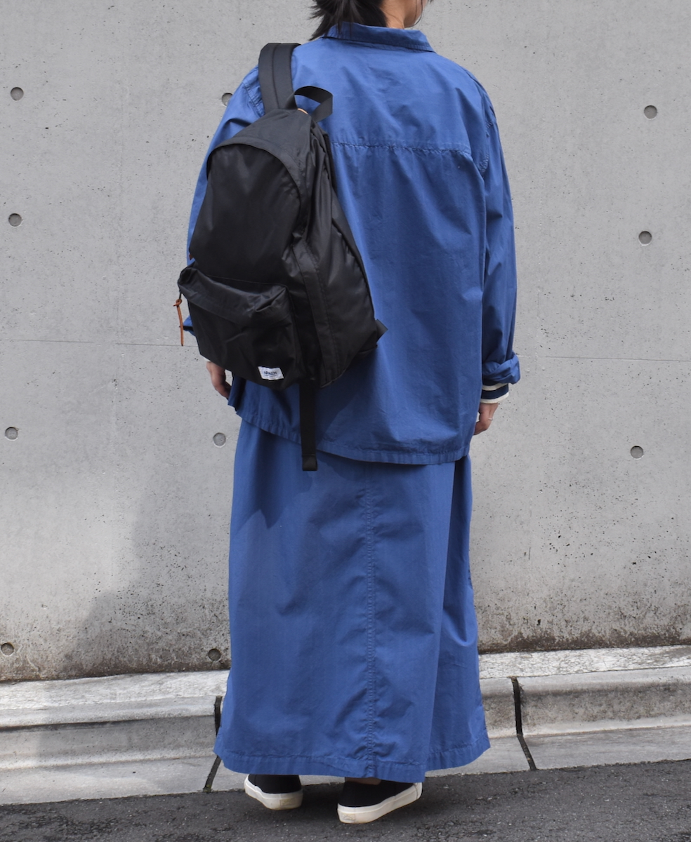 INHT2514STD(スカート) COTTON STRIPE OVERDYE EASY SKIRT