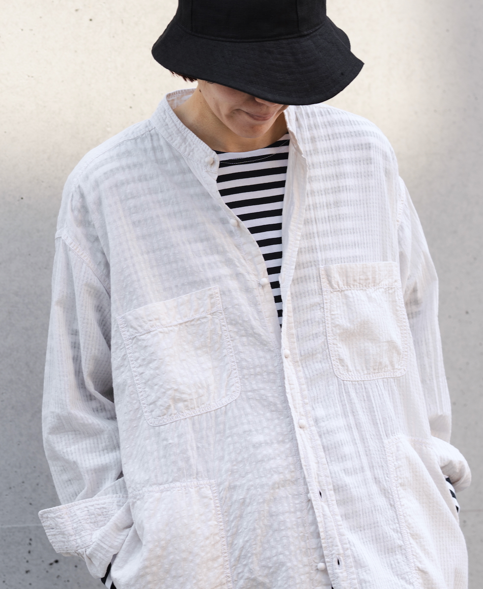 MDSH2482BD(ジャケット) 80s ORGANIC COTTON BIG CHECK × SMALL CHECK(BALL BUTTON) 4 POCKET LONG JACKET