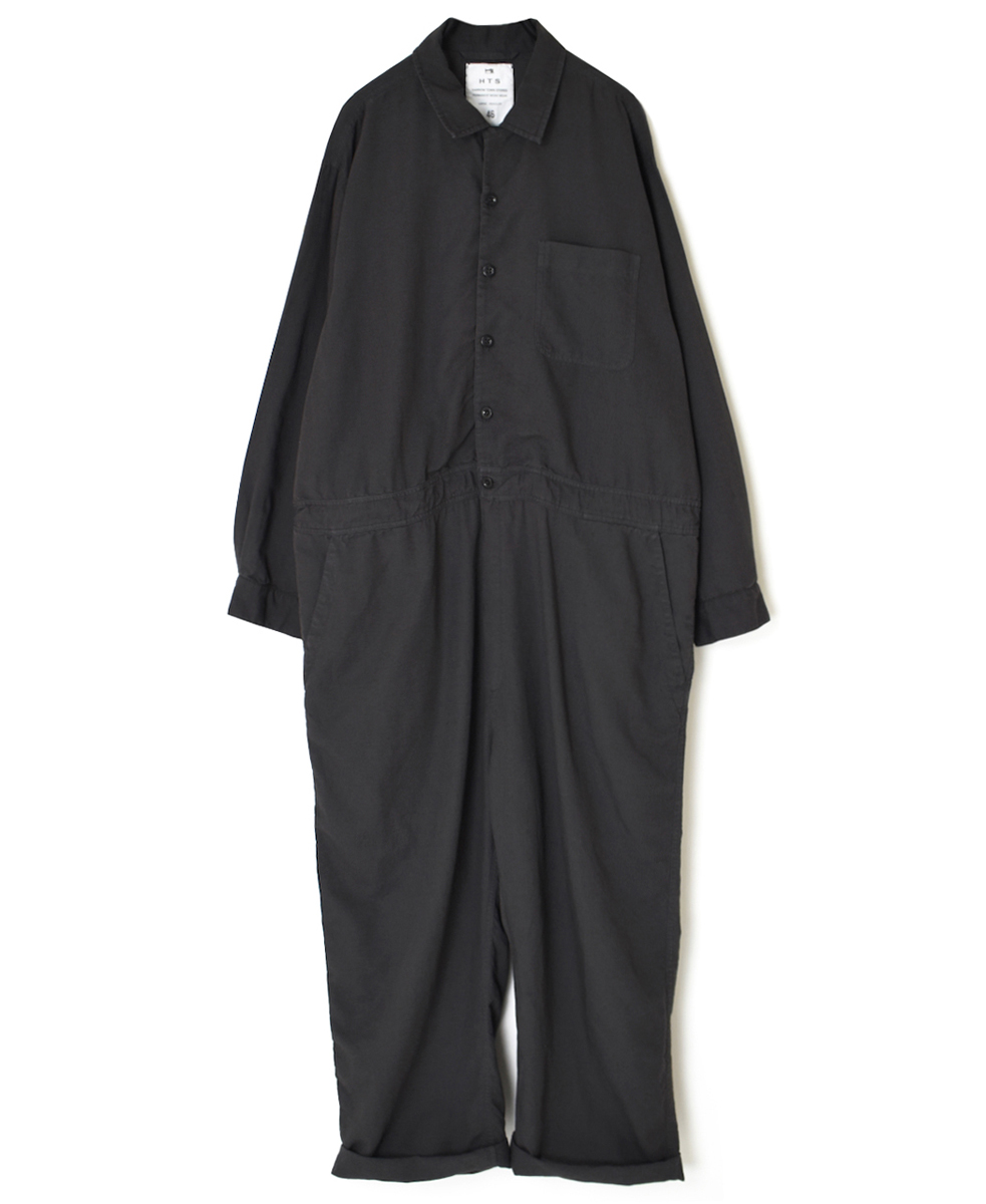 INHT2511CLD(シャツ) COTTON LINEN PLAIN OVERDYE ONE-UP COLLAR OVERALLS