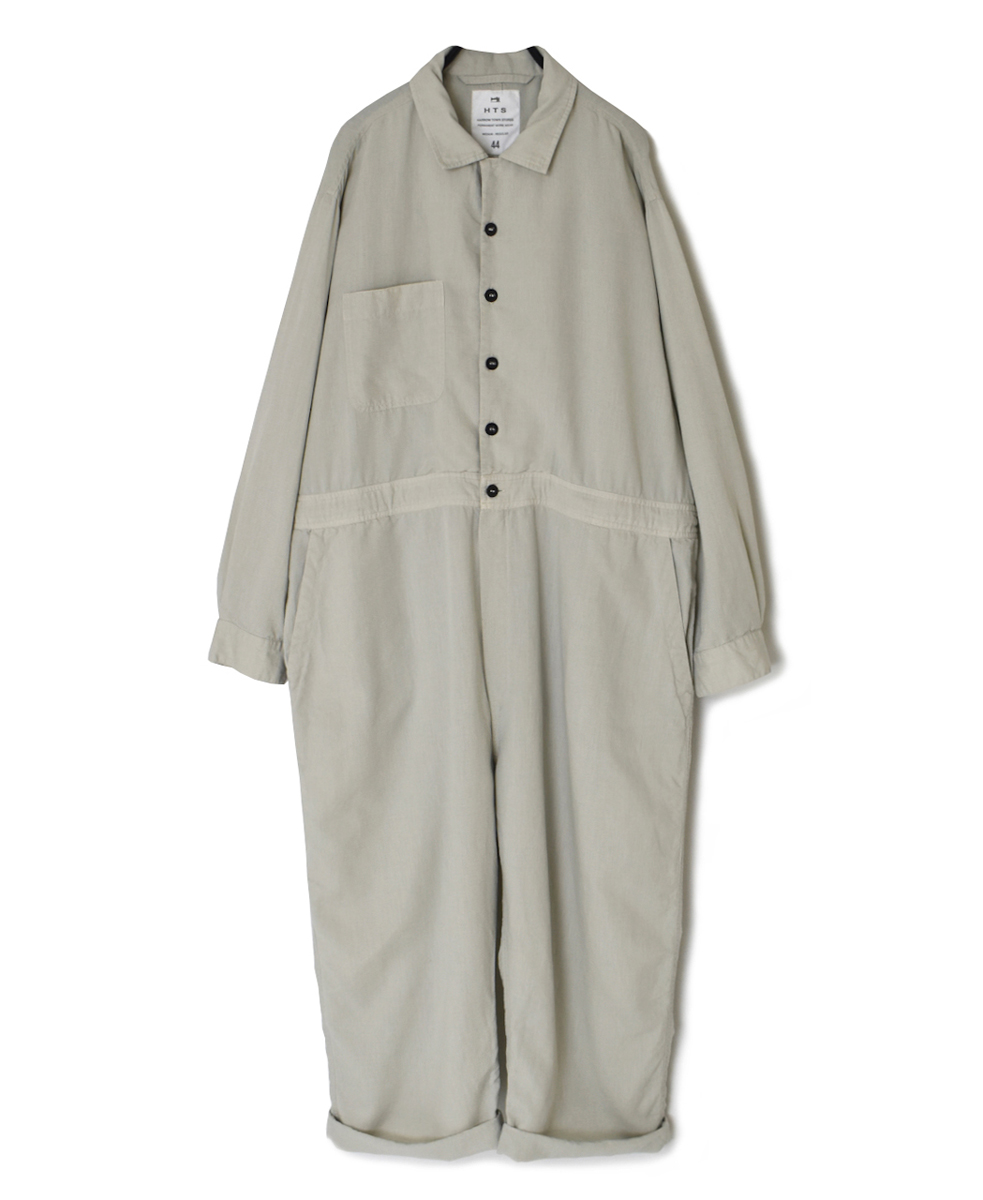 INHT2511CLD(シャツ) COTTON LINEN PLAIN OVERDYE ONE-UP COLLAR OVERALLS