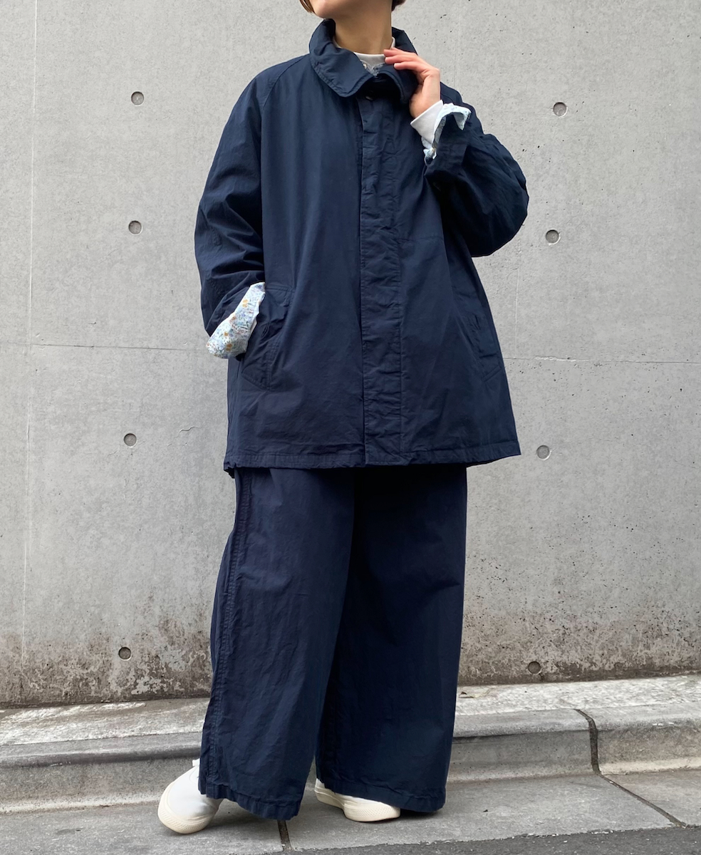 NHT2352TC (コート) LIGHT WEIGHT COTTON OVERDYE BALMACAAN SHORT COAT