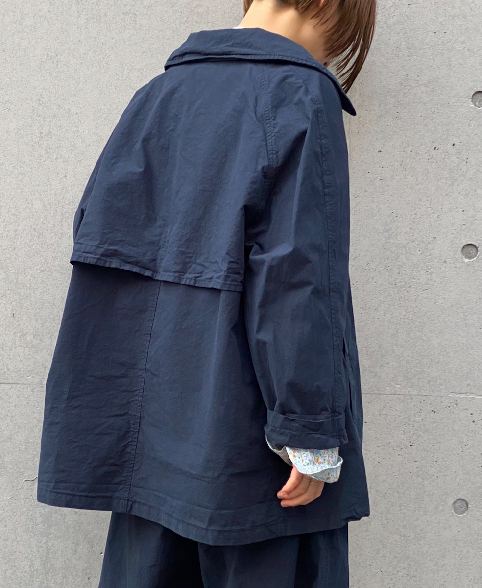 NHT2352TC (コート) LIGHT WEIGHT COTTON OVERDYE BALMACAAN SHORT COAT