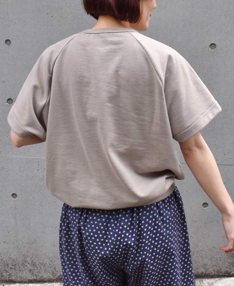 GNSL25031(Tシャツ) COMBED COTTON FRENCH TERRY FRENCH/SL CREW NECK T-SHIRT