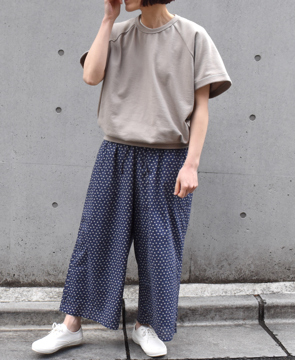 GNSL25031(Tシャツ) COMBED COTTON FRENCH TERRY FRENCH/SL CREW NECK T-SHIRT
