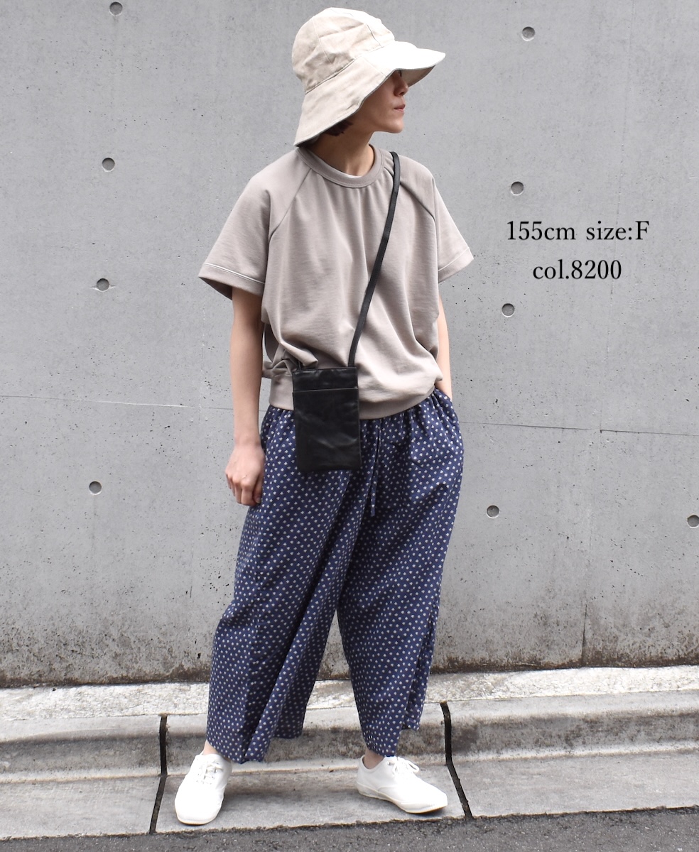 GNSL25031(Tシャツ) COMBED COTTON FRENCH TERRY FRENCH/SL CREW NECK T-SHIRT