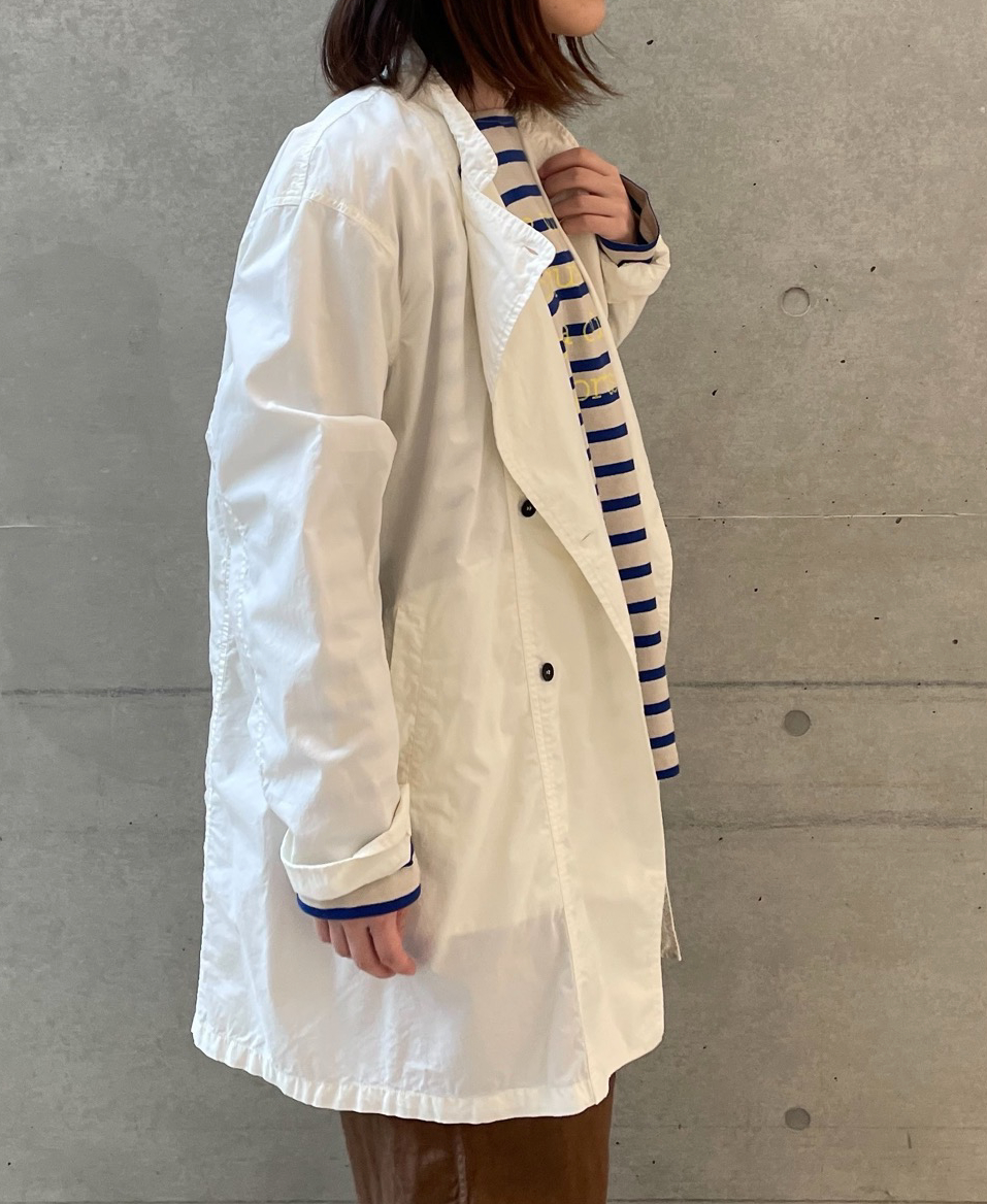 INHT2431CP(ジャケット) 60s COTTON POPLIN OVERDYE STAND COLLAR DOUBLE BREAST JACKET
