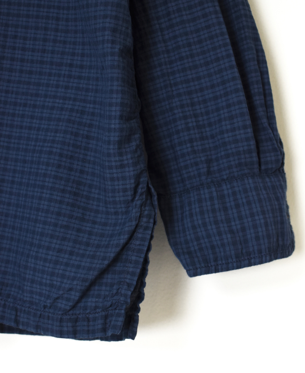 IMDSH2511CCD(シャツ) HANDWOVEN COTTON STRIPE(OVERDYE) MDS PULLOVER SHIRT