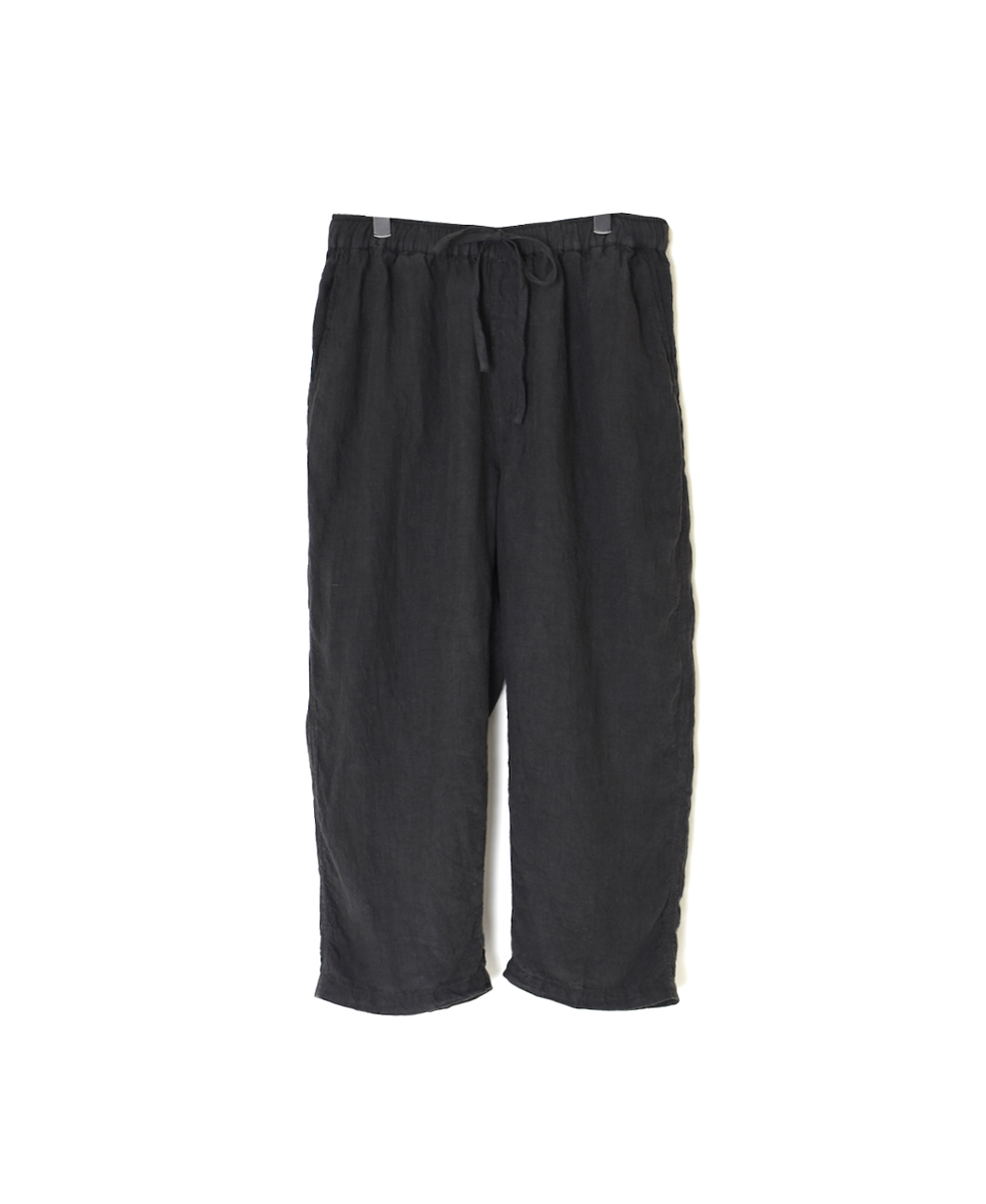 IMDSH2101LPD (パンツ) 60s LINEN PLAIN (OVERDYE) EASY CROPPED PANTS