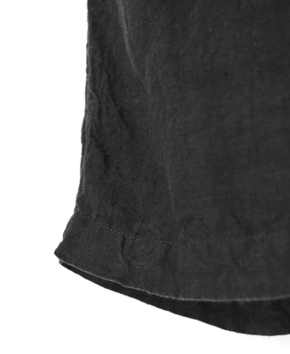 IMDSH2101LPD (パンツ) 60s LINEN PLAIN (OVERDYE) EASY CROPPED PANTS