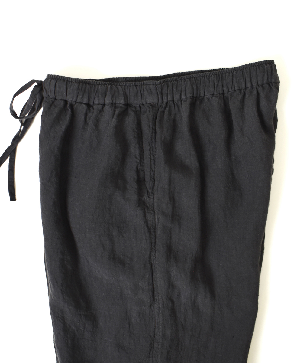 IMDSH2101LPD (パンツ) 60s LINEN PLAIN (OVERDYE) EASY CROPPED PANTS