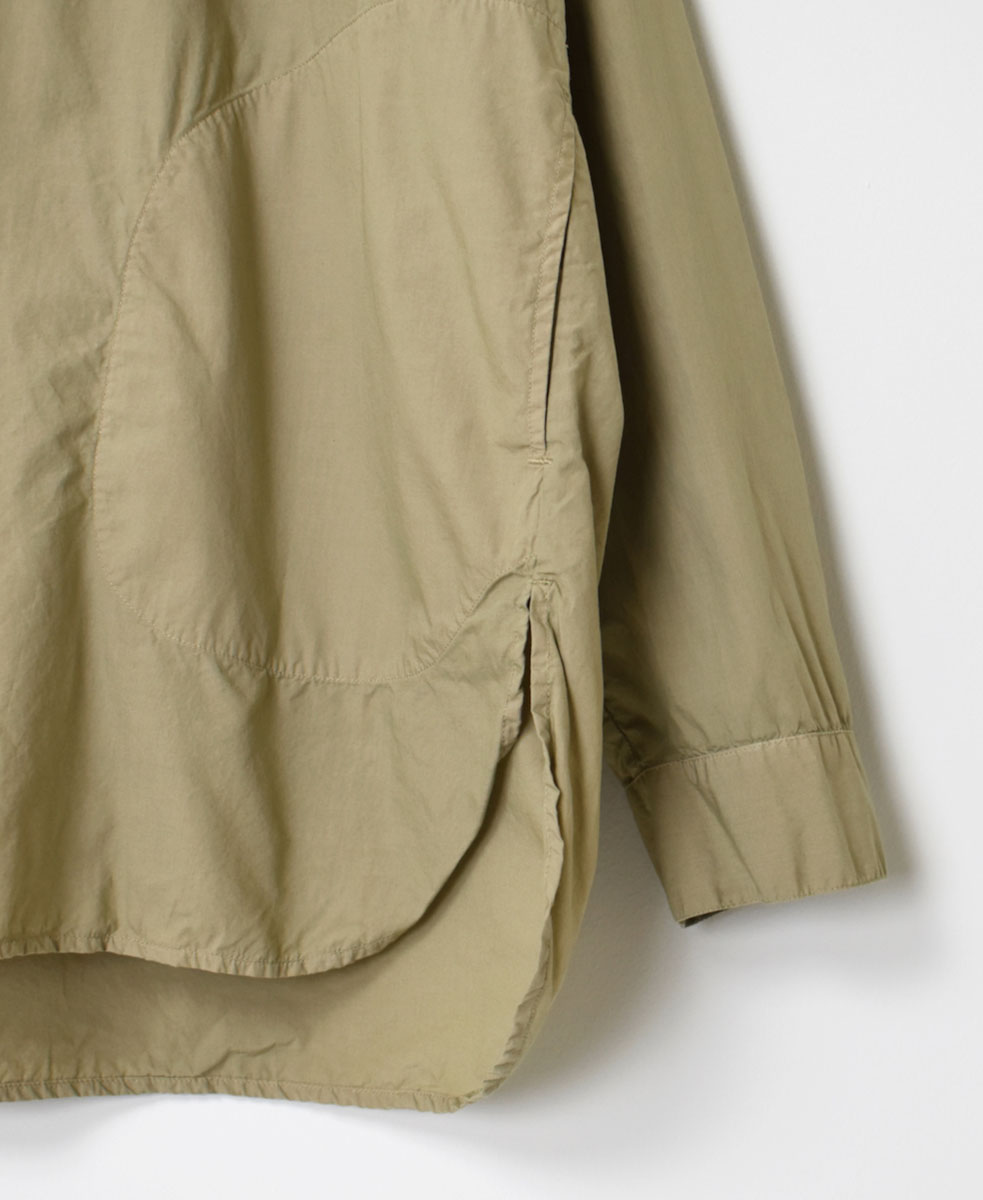 INHT2203CP (シャツ) 60'S COTTON POPLIN HENLEY NECK SHIRT
