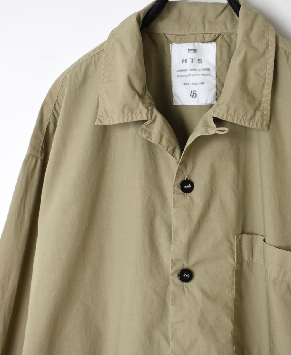 INHT2202CP (ロングシャツ) 60s COTTON POPLIN ONE-UP COLLAR LONG SHIRT