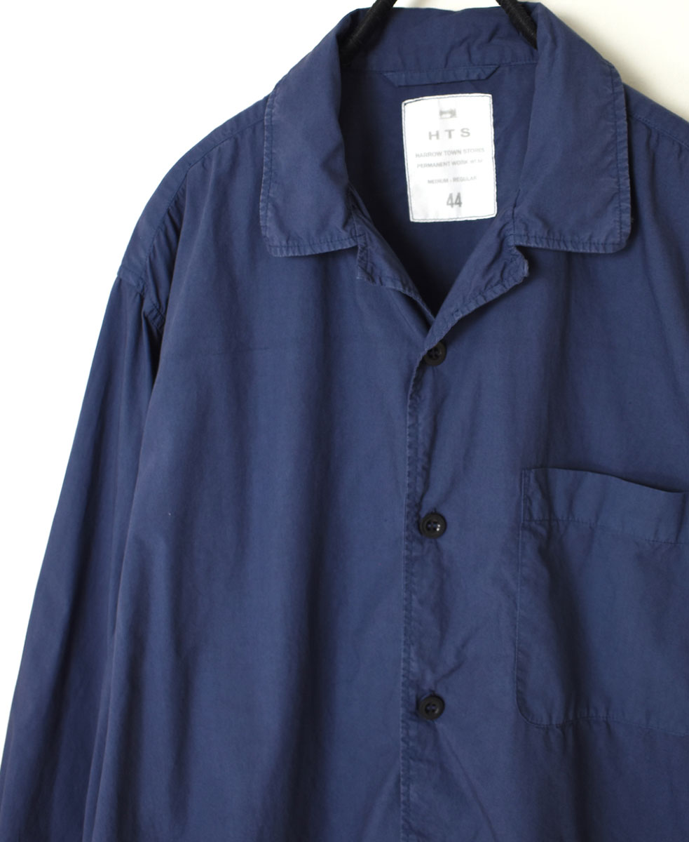 INHT2202CP (ロングシャツ) 60s COTTON POPLIN ONE-UP COLLAR LONG SHIRT