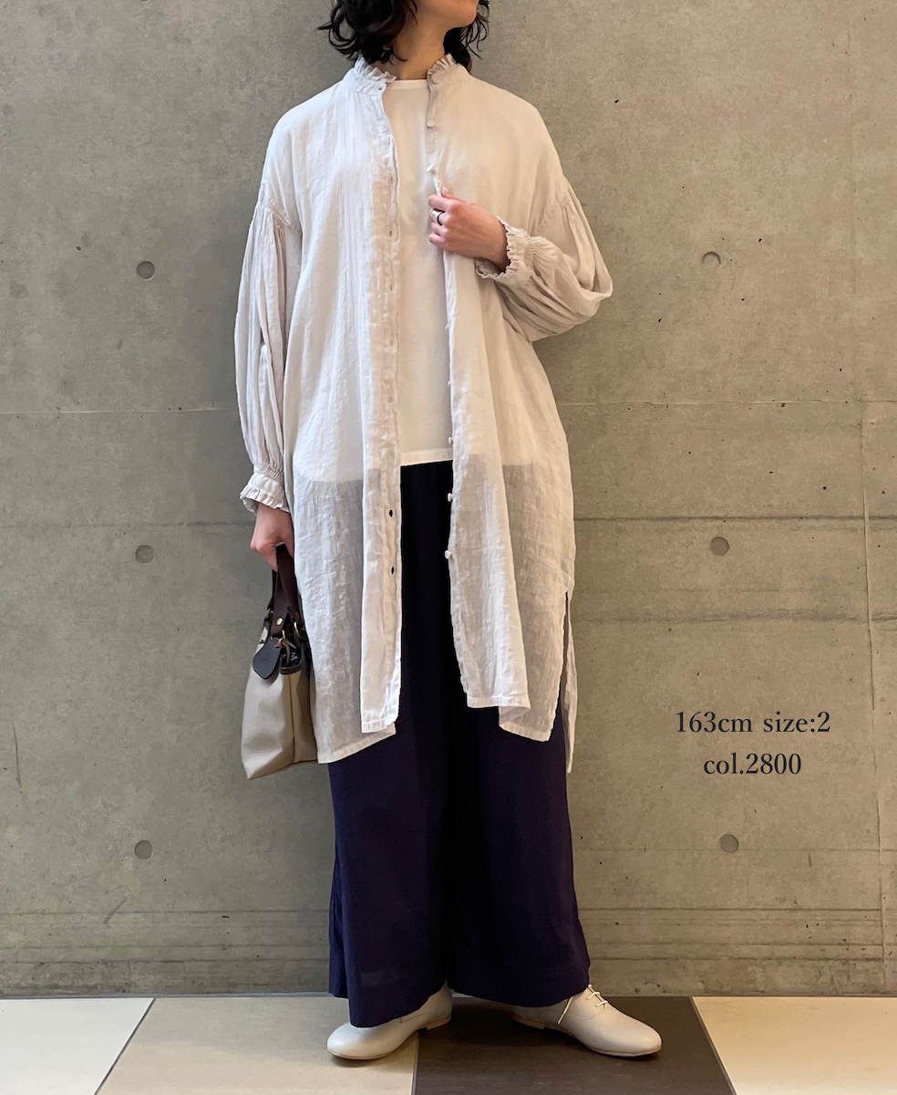 INMDS25035(パンツ) HANDWOVEN SILK/COTTON MICRO CHECK EASY PANTS