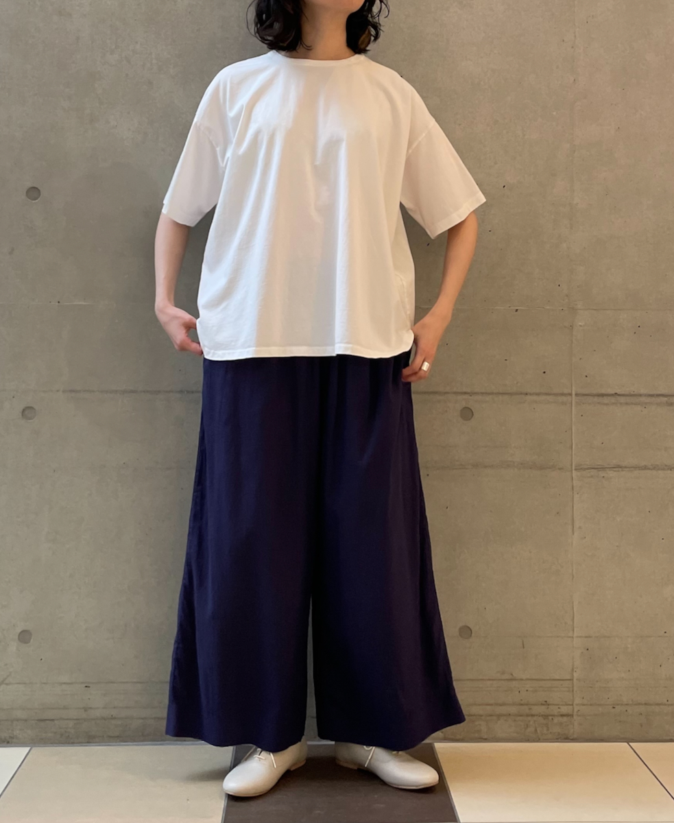 INMDS25035(パンツ) HANDWOVEN SILK/COTTON MICRO CHECK EASY PANTS