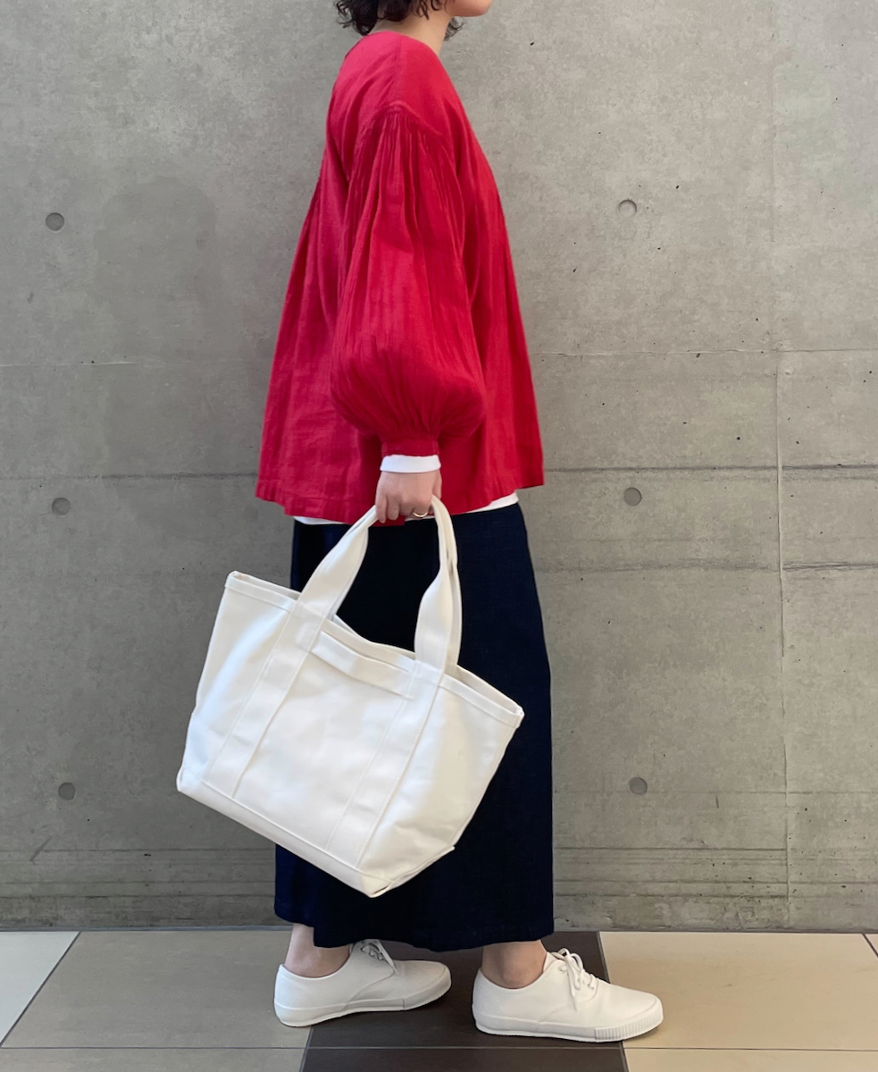 PNAM1471 (バッグ) 14oz COTTON CANVAS 2WAY INSIDE DOUBLE POCKET SMALL TOTE BAG