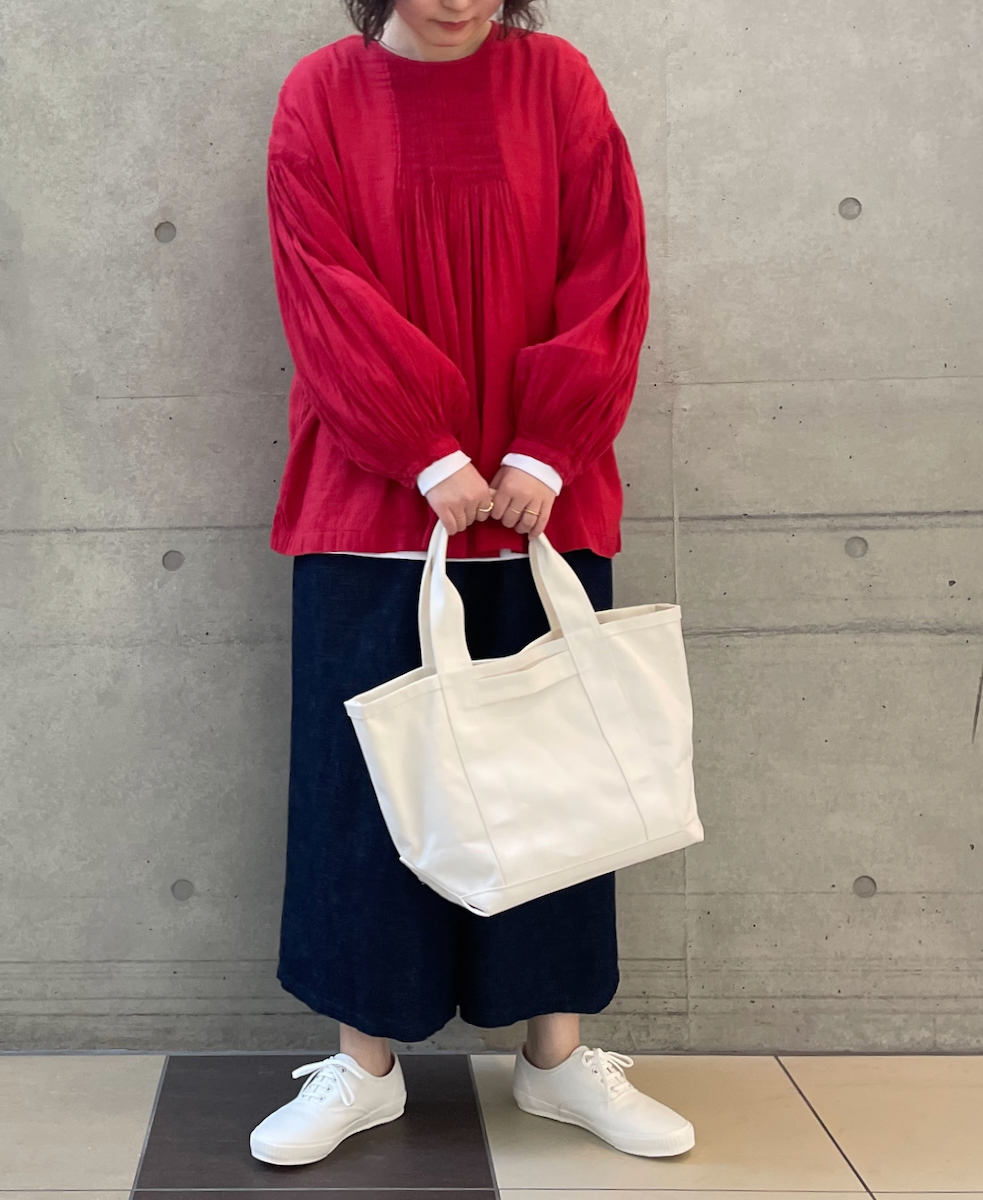 PNAM1471 (バッグ) 14oz COTTON CANVAS 2WAY INSIDE DOUBLE POCKET SMALL TOTE BAG