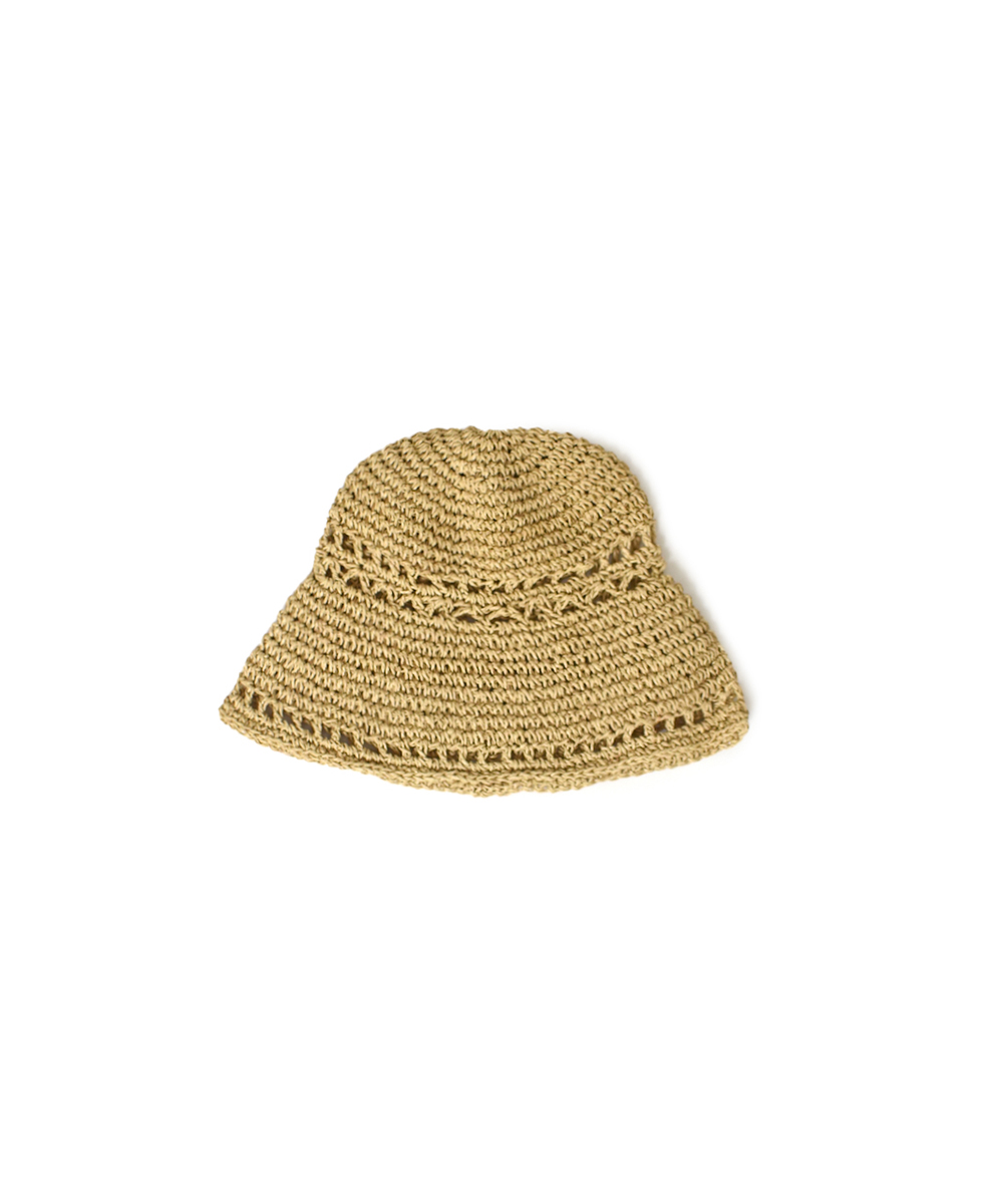 SIGNA1925 NSG2512(帽子) OPENWORK KNITTING PAPER HAT