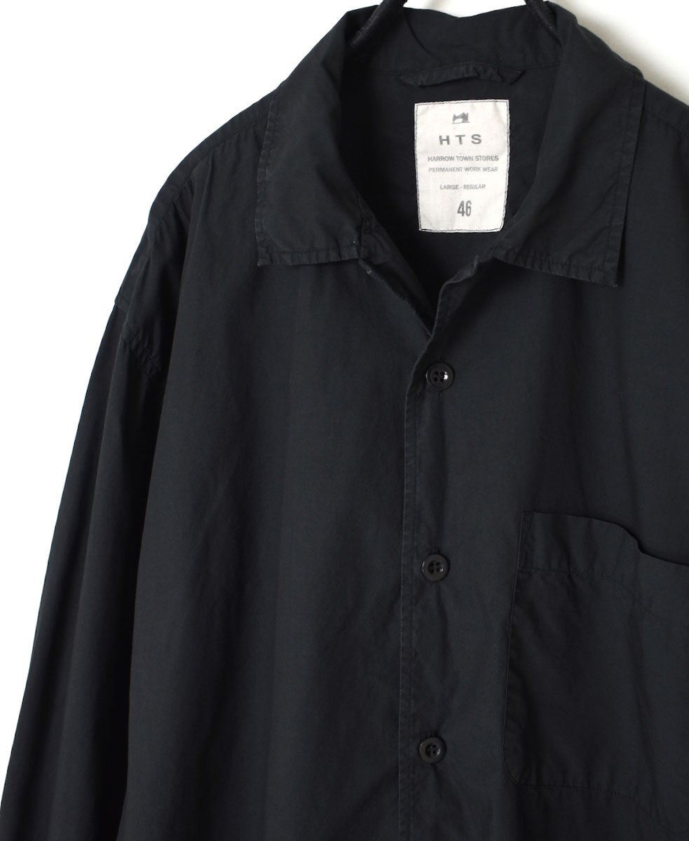 INHT2202CP (ロングシャツ) 60s COTTON POPLIN ONE-UP COLLAR LONG SHIRT