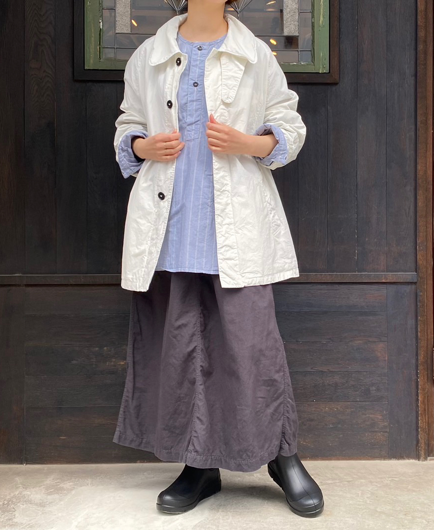NHT2352TC (コート) LIGHT WEIGHT COTTON OVERDYE BALMACAAN SHORT COAT