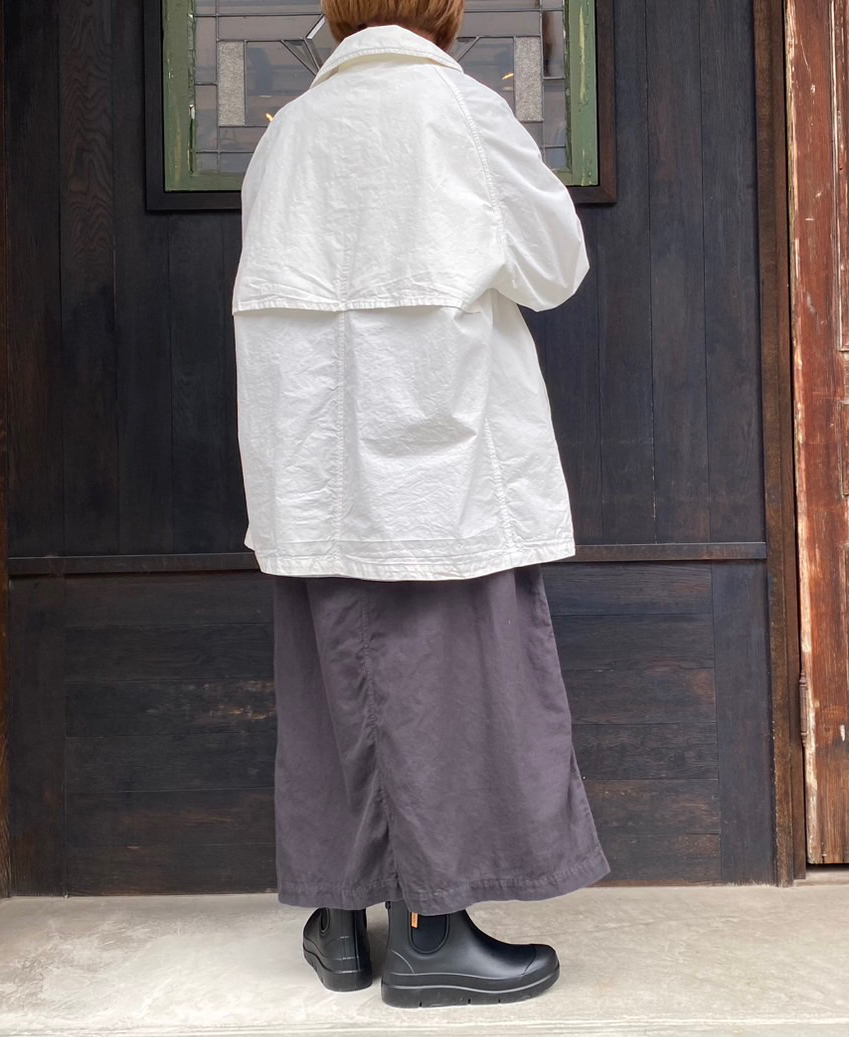 NHT2352TC (コート) LIGHT WEIGHT COTTON OVERDYE BALMACAAN SHORT COAT
