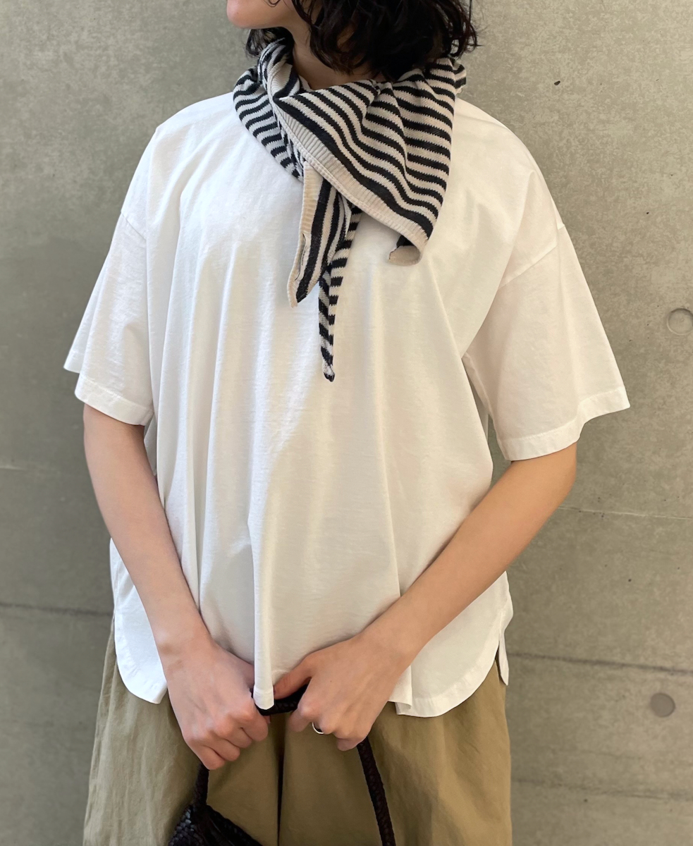 RNMDS2501(Tシャツ) COTTON JERSEY CREW-NECK T-SHIRT