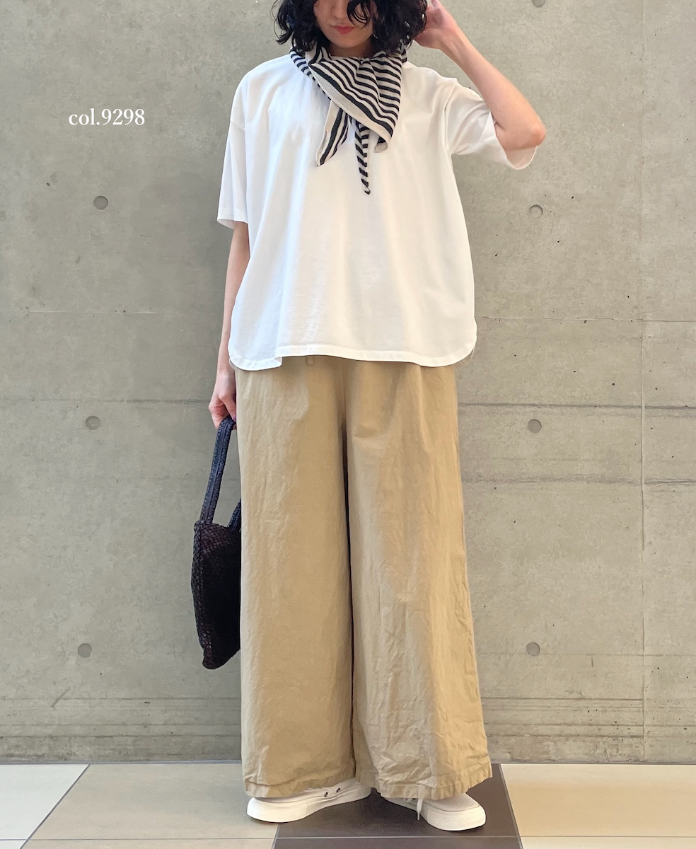 CLNAM2402S(スカーフ) COTTON STRIPE TRIANGLE SCARF