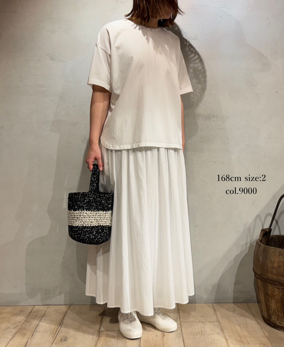 NMDS25205(キュロット) 60s ORGANIC CAMBRIC GATHERED CULOTTES