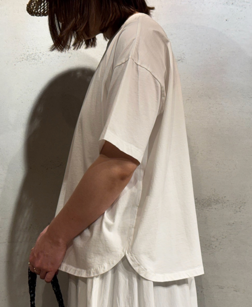 RNMDS2501(Tシャツ) COTTON JERSEY CREW-NECK T-SHIRT