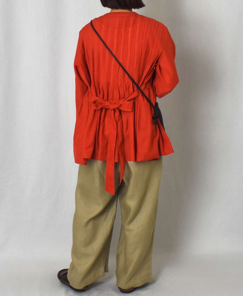 ●GNMDS2502NLT(パンツ) LINEN TWILL 2TUCK WIDE EASY PANTS