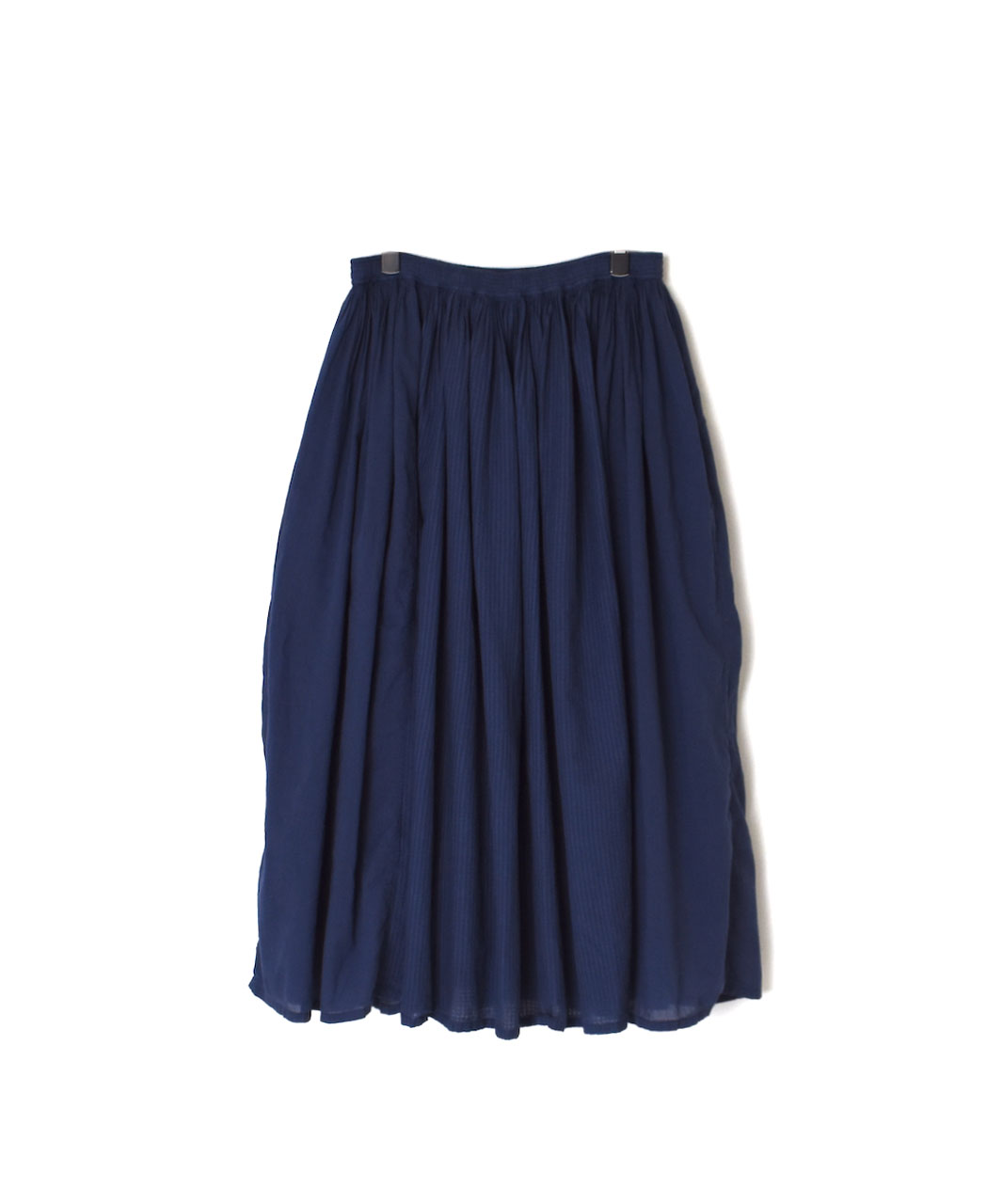 NMDS25236D(スカート) COTTON&LINEN PATCHWORK(OVERDYE) RAJASTHAN TUCK GATHERED SKIRT