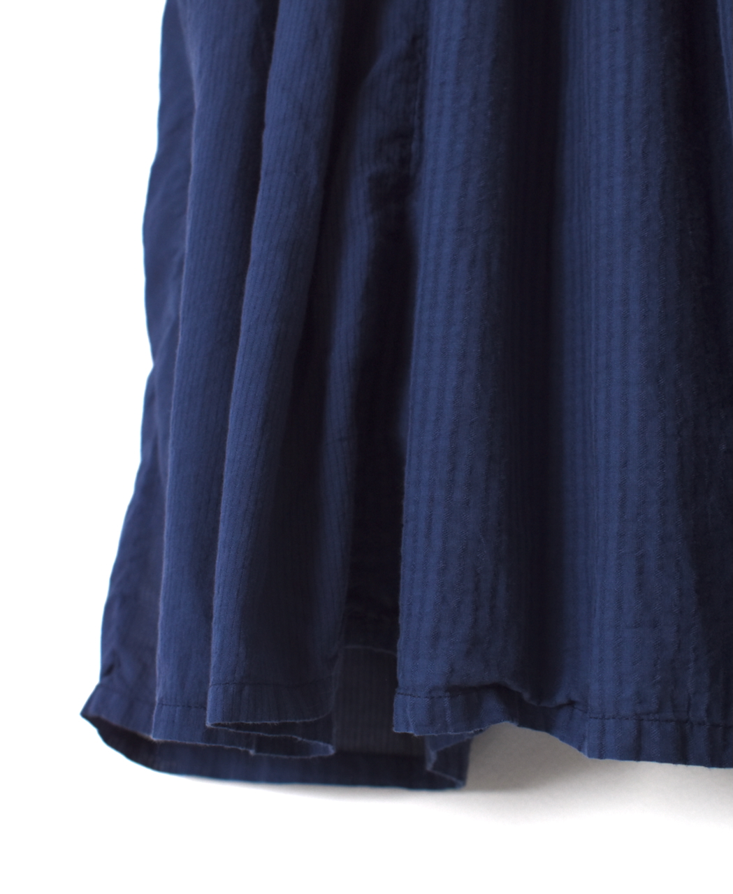NMDS25236D(スカート) COTTON&LINEN PATCHWORK(OVERDYE) RAJASTHAN TUCK GATHERED SKIRT