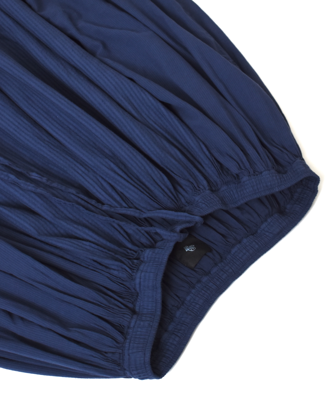 NMDS25236D(スカート) COTTON&LINEN PATCHWORK(OVERDYE) RAJASTHAN TUCK GATHERED SKIRT