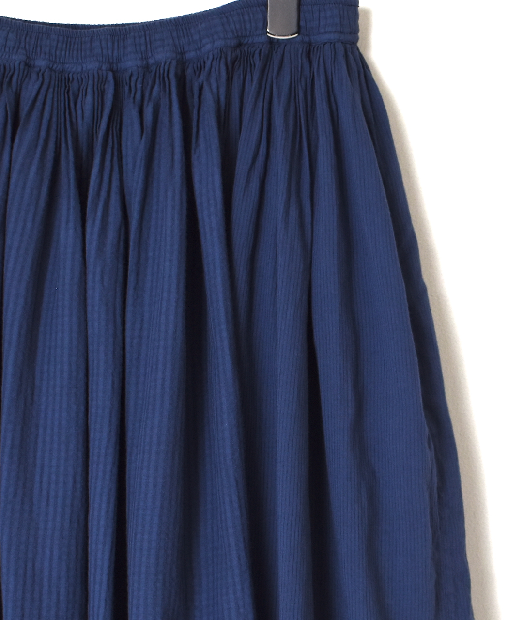 NMDS25236D(スカート) COTTON&LINEN PATCHWORK(OVERDYE) RAJASTHAN TUCK GATHERED SKIRT