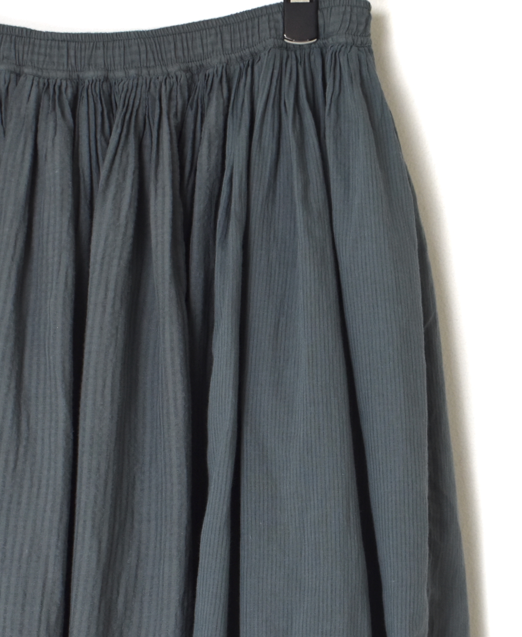 NMDS25236D(スカート) COTTON&LINEN PATCHWORK(OVERDYE) RAJASTHAN TUCK GATHERED SKIRT